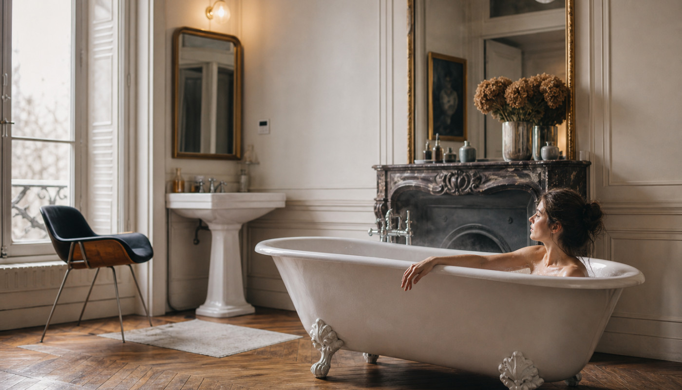 Exploration de l'évolution de l'art du bain dans la société française